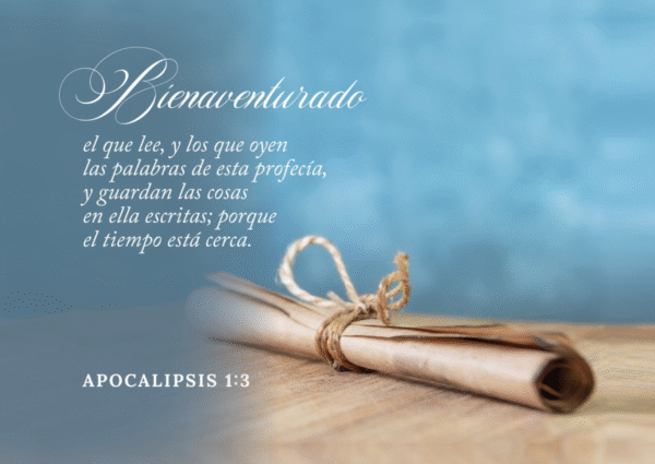 Cuadro enmarcado: Bienaventurado. (Apocalipsis 1:3)