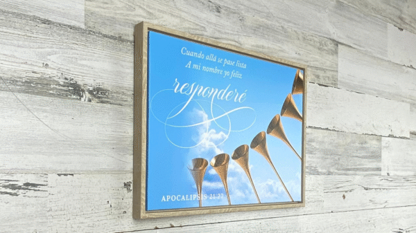 Cuadro enmarcado: Responderé. (Apocalipsis 21:27)