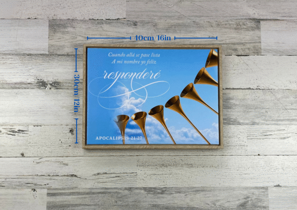 Cuadro enmarcado: Responderé. (Apocalipsis 21:27)