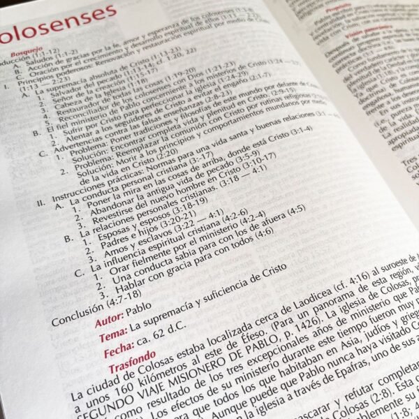 Biblia de Estudio Vida Plena-Ampliada (Marrón)