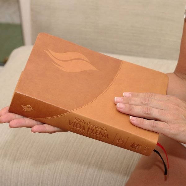 Biblia de Estudio Vida Plena-Ampliada (Marrón)