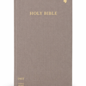NET Bible, Thinline, Cloth over Board, Gray Hardcover