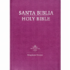 Biblia Bilingue RVR1960 Rosa con Zipper y Índice/ Pink Bilingual Bible KJV with Zipper and Index