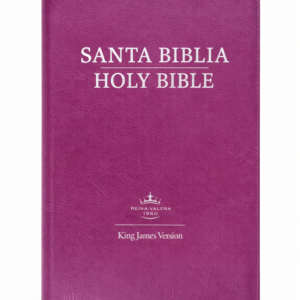Biblia Bilingue RVR1960 Rosa con Zipper y Índice/ Pink Bilingual Bible KJV with Zipper and Index
