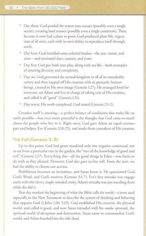 The Bible from 30,000 Feet