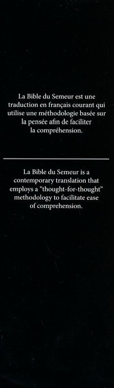 Semeur, NIV, French/English Bilingual Bible, Hardcover