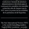 Semeur, NIV, French/English Bilingual Bible, Hardcover