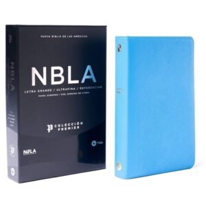 img_0438 NBLA, Santa Biblia, Ultrafina, Colección Premier, Letra grande, Piel de cabra, Azul: Edición Limitada