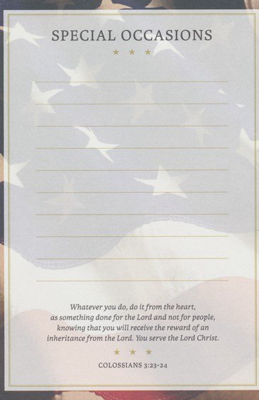 img_0457 CSB Military Bible, Green LeatherTouch for Soldiers