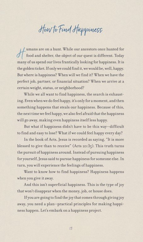 Happy Today (A Guide Journal to Genuine Joy)