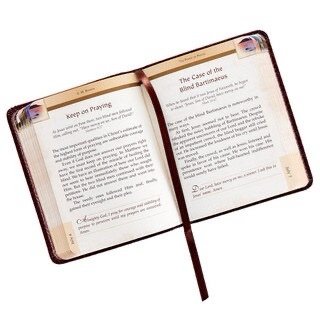 The Power of Prayer Brown Faux Leather One-Minute Devotions