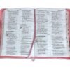 Biblia Letra Supergigante 19 puntos Rosada con Zipper