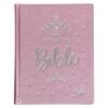 Metallic Pink Faux Leather My Creative Bible for Girls - an ESV Journaling Bible