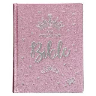Metallic Pink Faux Leather My Creative Bible for Girls - an ESV Journaling Bible