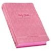 Blossom Pink Heart Faux Leather KJV Kid's Bible