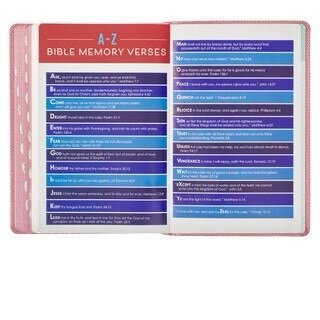 Blossom Pink Heart Faux Leather KJV Kid's Bible