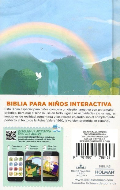 Biblia para niños interactiva, tapa dura