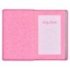 Pearlized Cherry Pink Faux Leather KJV Gift Edition Bible