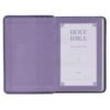 Purple Faux Leather KJV Mini Pocket Bible