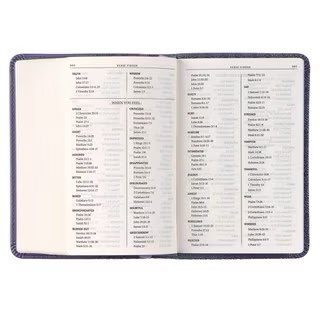 Purple Faux Leather KJV Mini Pocket Bible