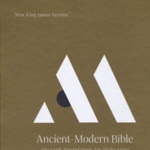 NKJV Comfort Print Ancient-Modern Bible, Cloth over Board, Hardcover Gray