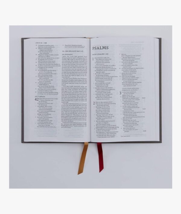 NET Bible, Thinline, Cloth over Board, Gray Hardcover