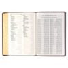 Antiqued Dark Brown Faux Leather Giant Print Full-size KJV Bible with Thumb Index