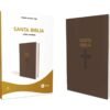Santa Biblia Letra Grande 12 puntos Marrón