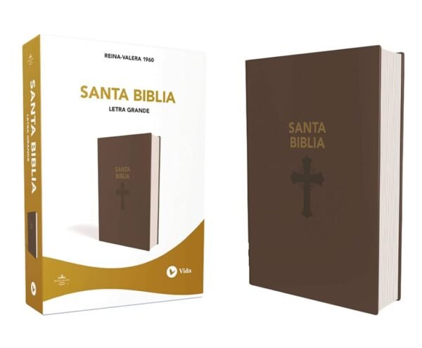 Santa Biblia Letra Grande 12 puntos Marrón