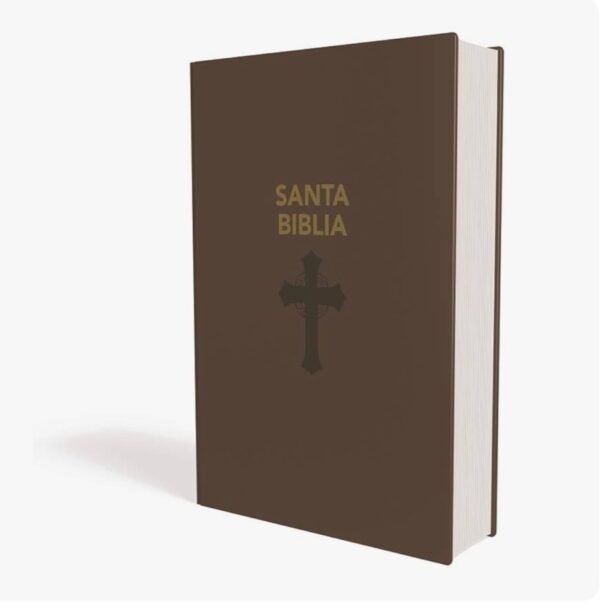 Santa Biblia Letra Grande 12 puntos Marrón