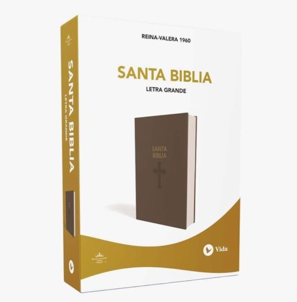Santa Biblia Letra Grande 12 puntos Marrón