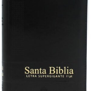 Biblia Compacta Letra Grande Negra 11 Puntos (Zipper)