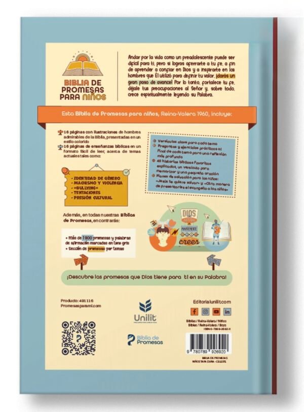 Biblia de Promesas para Niños (Tapa Dura)