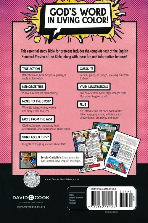 ESV Action Study Bible Pink