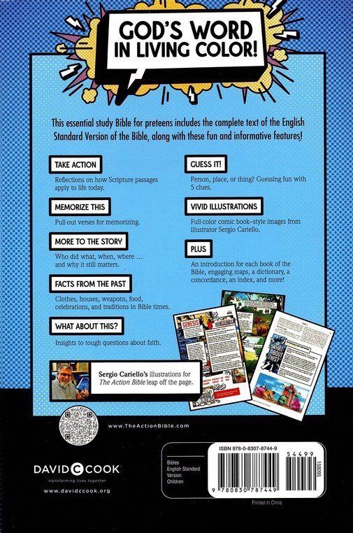 ESV Action Study Bible Blue