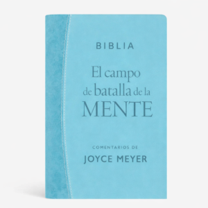 Biblia El Campo de Batalla de la Mente (Piel Azul)
