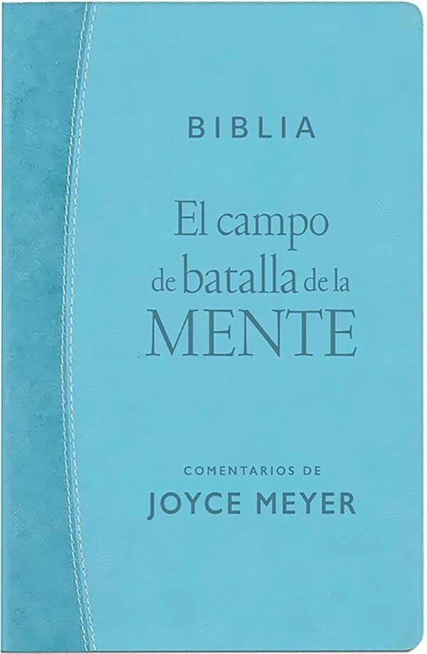 Biblia El Campo de Batalla de la Mente (Piel Azul)