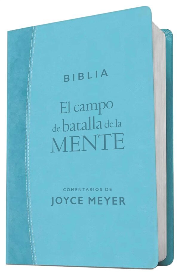 Biblia El Campo de Batalla de la Mente (Piel Azul)