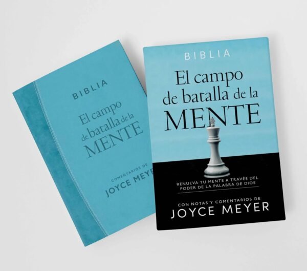 Biblia El Campo de Batalla de la Mente (Piel Azul)