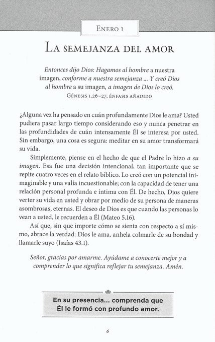 Devocional: Cada día en su presencia