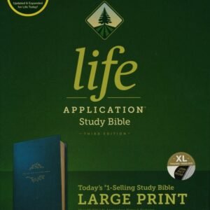 NLT Life Application Large Print Study Bible Teal Index