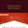 RVR 1960/KJV Biblia bilingue letra grande, borgona imitacion piel