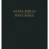 RVR 1960/KJV Biblia bilingue letra grande, negro imitacion piel, con indice